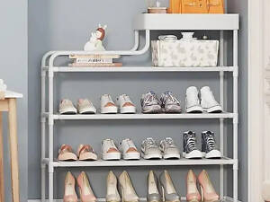Полиця для взуття металева, етажерка для взуття, полиця для передпокою, металева для взуття полиця shoe rack