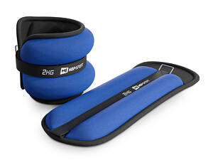 Обважнювачі для ніг та рук Hop-Sport HS-S004WB 2х2кг сині