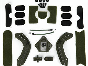 Обвіс тюнінгу для шолома MICH ,FAST платформа NVG та інше в комплекті Олива