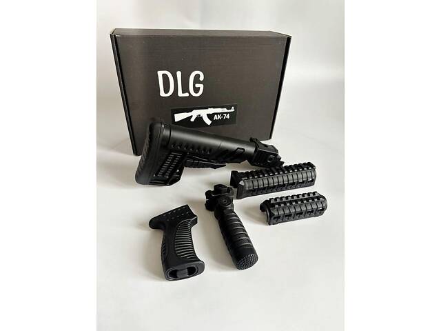 Обвіс від DLG Tactical для АК 47/ АК 74 ,АКМ Чорний - Фото 5