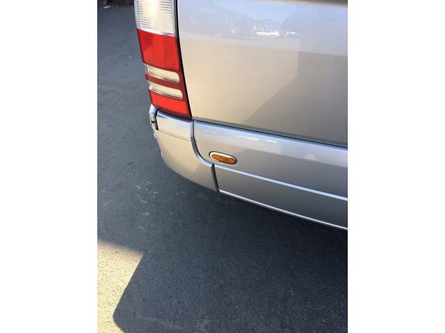 Обводка габаритов (6 шт, нерж) OmsaLine - Итальянская нержавейка для Mercedes Sprinter W906 2006-2018 гг - Фото 3