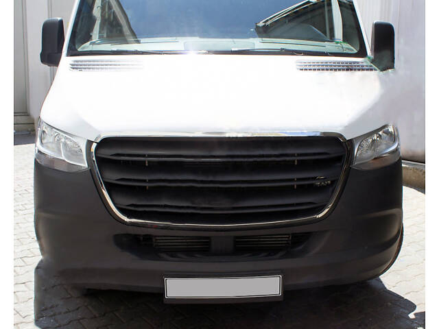 Обводка решетки (4 шт) для Mercedes Sprinter W907/W910 2018- гг - Фото 1