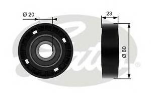 Обвідний ролик приводного ременя для моделей: ALFA ROMEO (145, 155,164,146), FIAT (CROMA, DUCATO, TEMPRA, TEMPRA, TIPO, FIORI)
