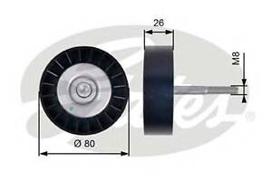 Обвідний ролик приводного ременя для моделей: ALFA ROMEO (GTV, SPIDER,156,166,156,147,GT), LANCIA (KAPPA,KAPPA,KAPPA,THE)