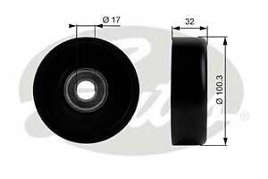 Обводной ролик приводного ремня для моделей: BUICK (CENTURY), CHEVROLET (CAMARO,LUMINA,CAMARO), FORD USA (EXPLORER)
