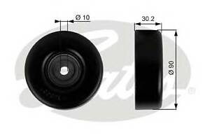 Обвідний ролик приводного ременя для моделей: CADILLAC (DEVILLE), CHRYSLER (VOYAGER,VISION,NEW-YORKER,VOYAGER,STRATUS,S