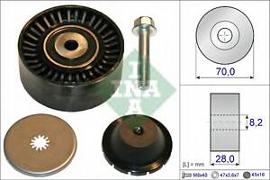 Обводной ролик приводного ремня для моделей: CHRYSLER (SEBRING, SEBRING), DODGE (CALIBER,AVENGER,JOURNEY), JEEP (COMPAS