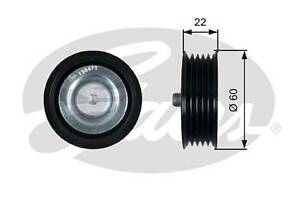 Обвідний ролик приводного ременя для моделей: HYUNDAI (GETZ, ACCENT, ACCENT, i30, i30, i10, i20, ix35, ix20, i40, i30, i40, ACCENT...