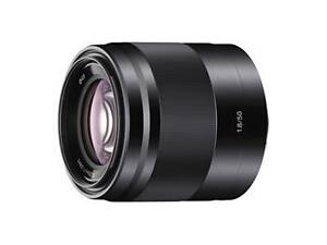 Об'єктив Sony 50mm, f/1.8 Black для камер NEX (SEL50F18B.AE)