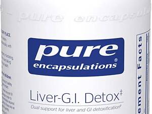 Очистка ЖКТ и печени Liver-G.I. Detox Pure Encapsulations 120 капсул