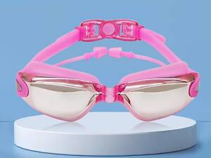 Очки для плавания взрослые 11732 розовые