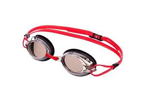 Очки для плавания Spurt Mirror M042725 Mad Wave Красно-черный (60444119)