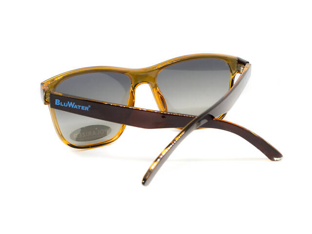 Очки поляризационные BluWater Saltee Polarized (gradient gray), серые с градиентом линзы в коричневой - Фото 3