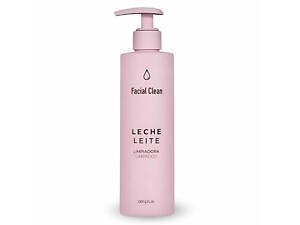 Очищающее молочко для лица Deliplus с дозатором для всех типов кожи 250 мл Facial Clean LECHE