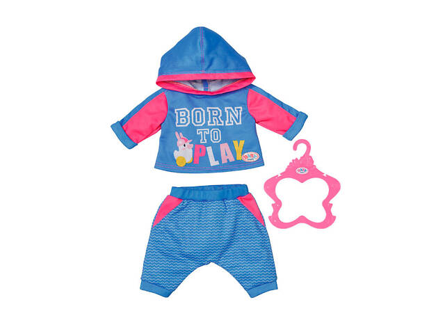 Одяг для ляльки Спортивний костюм blue BABY born DD657357 - Фото 1