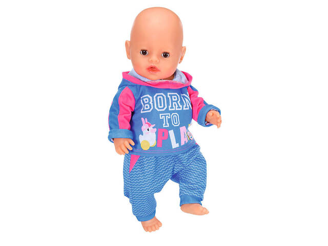 Одяг для ляльки Спортивний костюм blue BABY born DD657357 - Фото 2