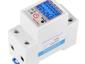 Однофазний електронний лічильник DDS6619-526L-2 на DIN-рейку, 230V, LED