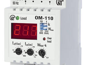 Однофазне реле обмеження потужності 20кВт [NTOM11000] ОМ-110 Новатек-Електро