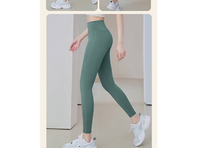 Легінси однотон Темно-сірий, S - Фото 1