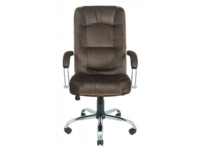 Офисное Кресло Руководителя Richman Альберто Фанкони 35 -Missoni 11 Хром М1 Tilt Коричневое - Фото 2