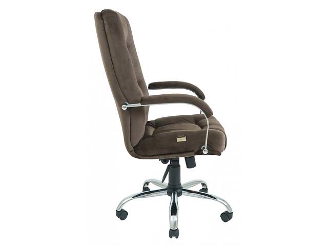 Офисное Кресло Руководителя Richman Альберто Фанкони 35 -Missoni 11 Хром М1 Tilt Коричневое - Фото 3