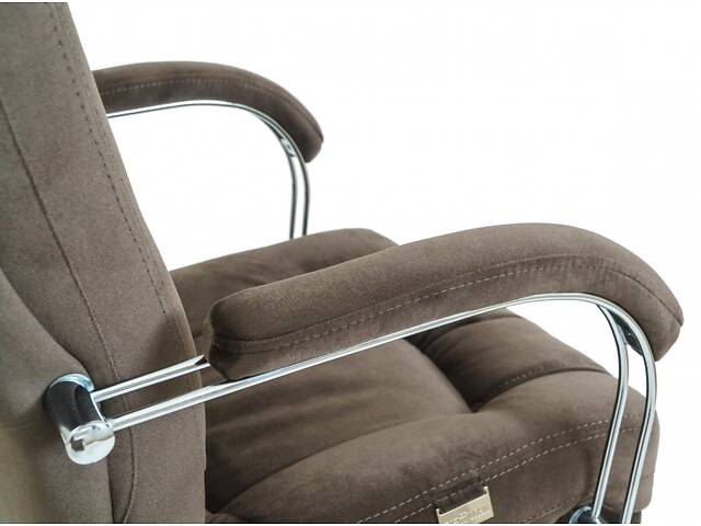 Офисное Кресло Руководителя Richman Альберто Фанкони 35 -Missoni 11 Хром М1 Tilt Коричневое - Фото 4