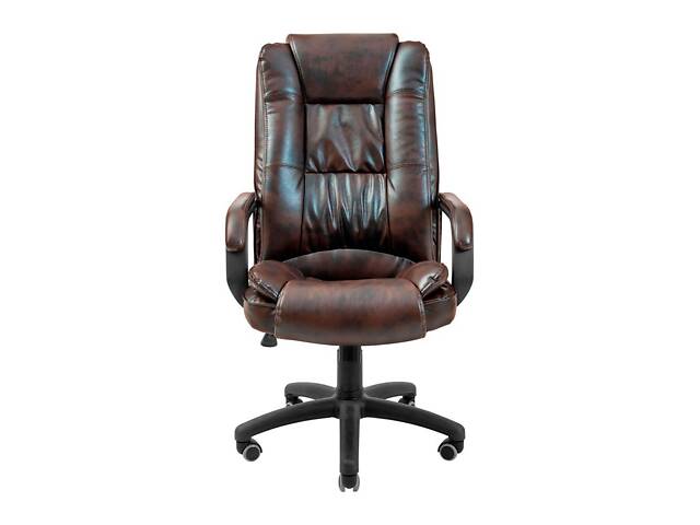 Офисное кресло руководителя Richman California VIP Rich M3 MultiBlock Натуральная Кожа Lux Италия Коричневый - Фото 2
