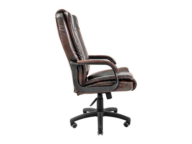 Офисное кресло руководителя Richman California VIP Rich M3 MultiBlock Натуральная Кожа Lux Италия Коричневый - Фото 3