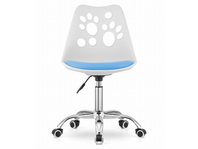 Офісне крісло Just Sit RENO (біло-синій) - Фото 3