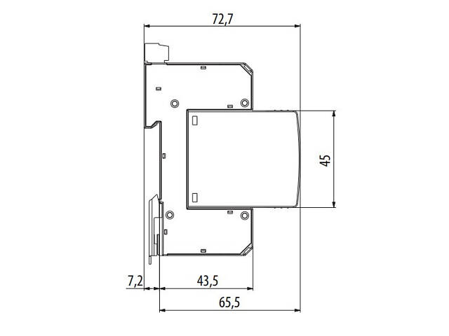 Обмежувач перенапруги 1Р 40кА 275В [2440393] ETITEC C T2 ETI - Фото 3