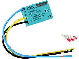 Ограничитель перенапряжения УЗИП 1+N-PE 230В 5кА класс 3 звуковая сигнализация в подрозетник [92.133/95]