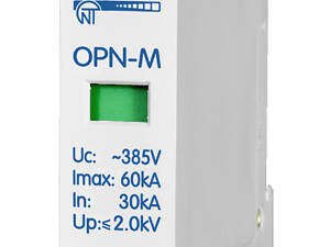 Обмежувач перенапруги 1P 30кА 380В [NTOPN1S30] ОПН-М (1S) 30кА Новатек-Електро