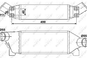 Охладитель наддувочного воздуха NRF 30259