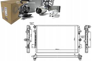 ОХЛАЖДЕНИЕ ДВИГАТЕЛЯ ВОДНЫЙ AUDI A1 VW POLO VI 2.0 11/17 - NISSENS