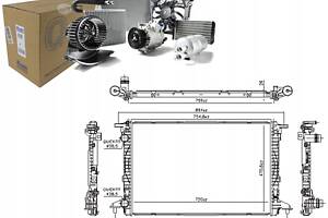 ОХОЛОДЖЕННЯ ДВИГУНА ВОДЯНИЙ AUDI A4 ALLROAD B9 A5 A6 C8 A7 Q5 Q7 VW