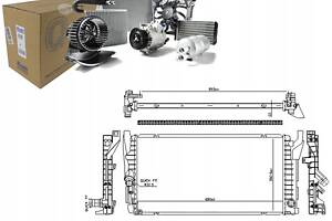 ОХЛАЖДЕНИЕ ДВИГАТЕЛЯ ВОДНЫЙ MINI F55 F56 F57 1.5 09/13 - NISSENS