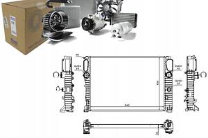 Охладитель двигателя MERCEDES CLS (C219) E T-MODEL (S