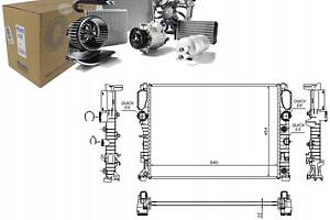 Охладитель двигателя MERCEDES CLS (C219) E T-MODEL (S