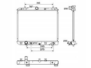 ОХОЛОДЖУВАЧ ДВИГУНА ВОДЯНИЙ OPEL AGILA SUZUKI SPLASH 1.2 01/08- NRF