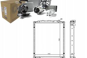 ОХЛАДИТЕЛЬ ДВИГАТЕЛЯ WATER MAN L2000 M 2000 LM