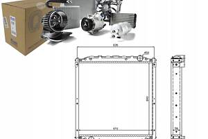 ОХЛАДИТЕЛЬ ДВИГАТЕЛЯ WATER MAN L2000 M 2000 LM