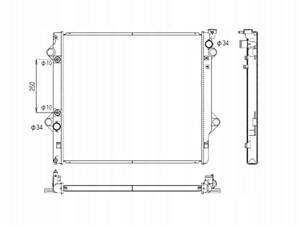 ОХОЛОДЖУВАЧ ВОДІ TOYOTA LAND CRUISER 120 03-