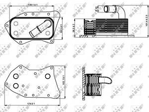 Oil Cooler, engine oil