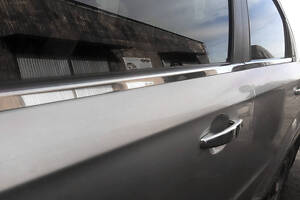 Окантовка вікон (4 шт, нерж.) Hatchback для Chevrolet Aveo T250 2005-2011рр.