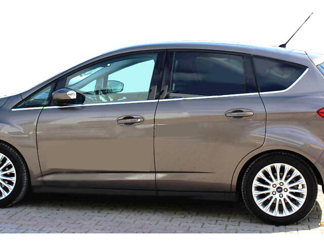 Окантовка стекла (8 шт, нерж) для Ford C-Max/Grand C-Max 2010-2019 гг - Фото 2