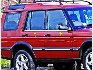 Окантовка окон (4 шт., нерж.) для Land Rover Discovery II