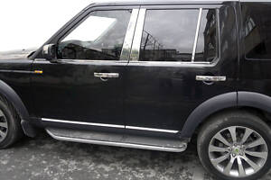 Окантовка стекол (4 шт, нерж.) для Land Rover Discovery III