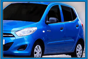 Окантовка стекол (6 шт, нерж.) для Hyundai I-10 2008-2013рр.