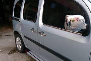Окантовка стекол (нерж) Передние двери для Mercedes Citan 2013-2024 гг