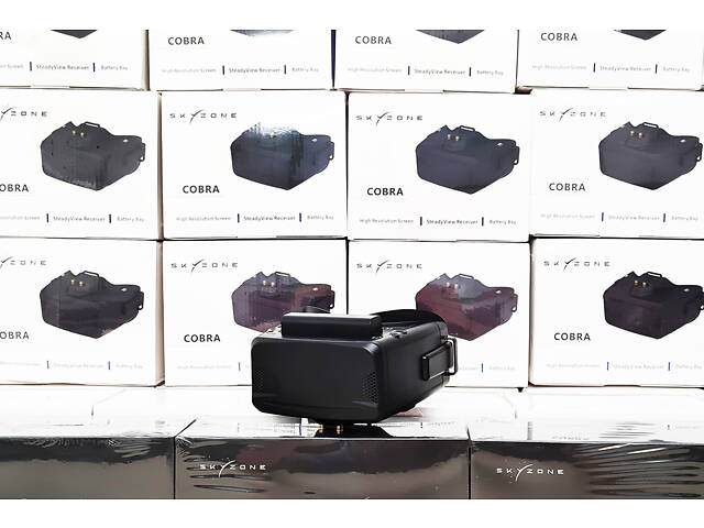 Окуляри FPV Skyzone COBRA X V2 1280x720 5.8GHz (чорний) - Фото 4